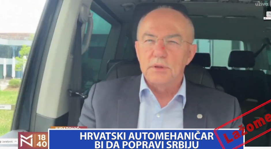 HRVATSKI AUTOMEHANIČAR BI DA POPRAVI SRBIJU (VIDEO)