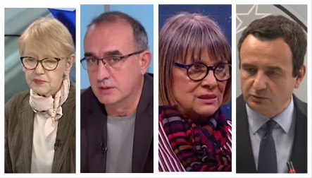 ZA BLOKADERSKU IZBORNU LISTU USLOV IMAJU - KURTI, DINKO, NATAŠA KANDIĆ I SONJA BISERKO Ko pročita "program", ova stvar mu je jasna