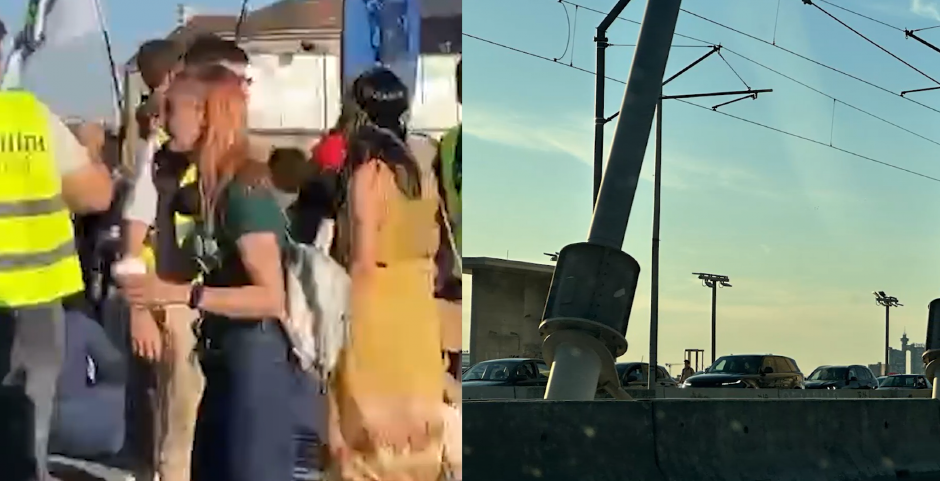 DVE SLIKE Dok narod ispašta, blokaderi se sprdaju