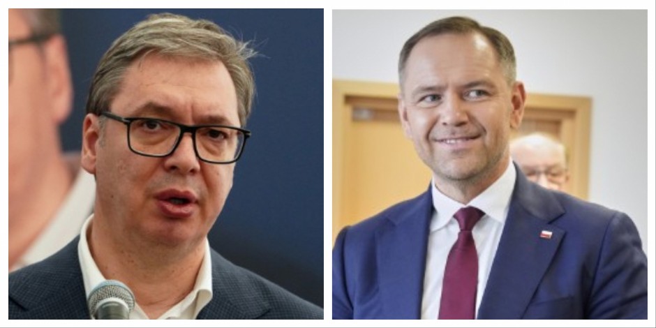 "RADUJEM SE BUDUĆOJ SARADNJI" Vučić čestitao Navrockom na izboru za predsednika Poljske
