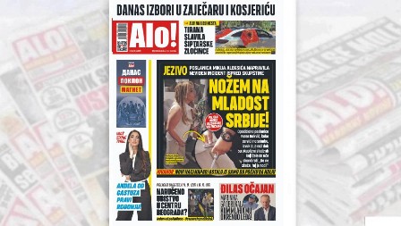 NOŽEM NA MLADOST SRBIJE! JEZIVO Poslanica Mikija Aleksića napravila neviđen skandal ispred Skupštine