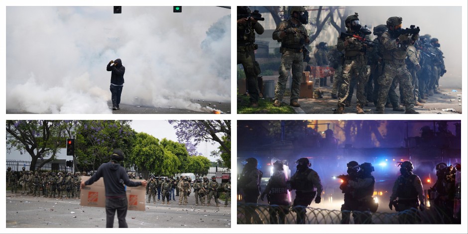 ČVRSTA RUKA! TRAMP IZVEO VOJSKU NA ULICE LOS ANĐELESA! Prvi put od 1992. godine vojska upotrebljena protiv blokadera u Americi! Država poručila: Sad je dosta!