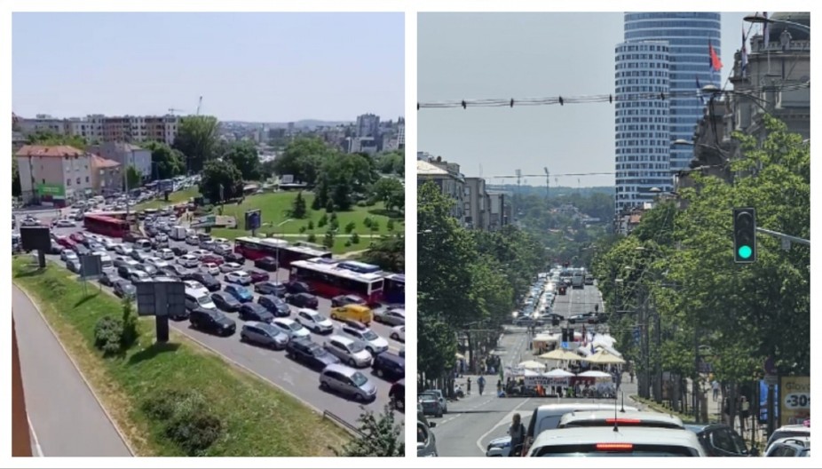 OPŠTI KOLAPS ZBOG "NACILENDA" Beograd opet u haosu zbog terora blokadera (FOTO)