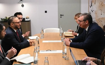 VUČIĆ SA GARGAŠOM Razgovori o najvažnijim temama, predsednik poslao poruku Mohamedu bih Zajedu