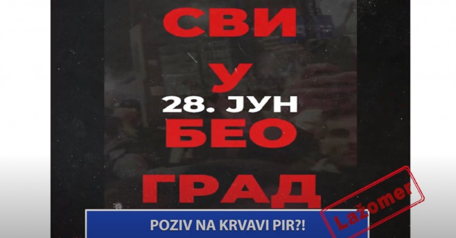 POZIV NA KRVAVI PIR?! Blokaderi nisu slučajno odabrali Vidovdan (VIDEO)