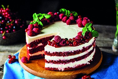 CRVENI SOMOT SA MALINAMA Rapsodija ukusa u svakom zalogaju, u poslastici koja miriše na ljubav