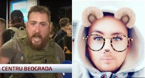 "TERMINATOR SA TEMUA" POSTAO SIMBOL SRAMOTE: Brutalno napadao policiju, pa glumio žrtvu na N1