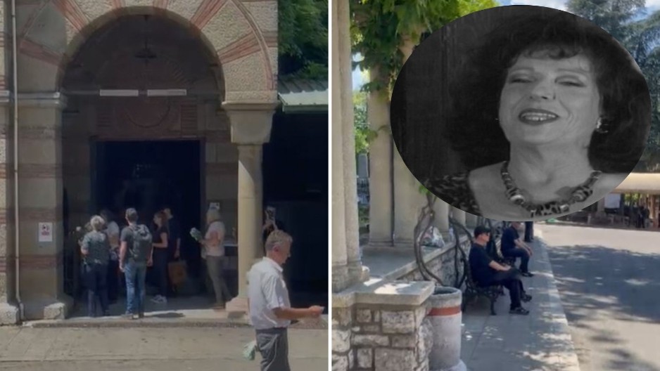 KREMIRANA ŽIŽA STOJANOVIĆ Tuga na Novom groblju, evo koliko se ljudi pojavilo (FOTO)