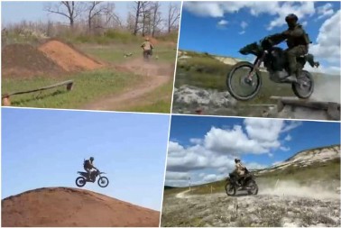 SCENA KAO U FILMOVIMA "POBESNELI MAKS" Rusi motorima jurišaju na Ukrajince u Donbasu! Da li je to taktika za pobedu ili samoubilačka misija? (FOTO/VIDEO)