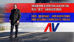 VUČIĆ SRUŠIO REKORD: Više autoputeva izgrađeno za 13 godina nego za 67 godina pre njega!