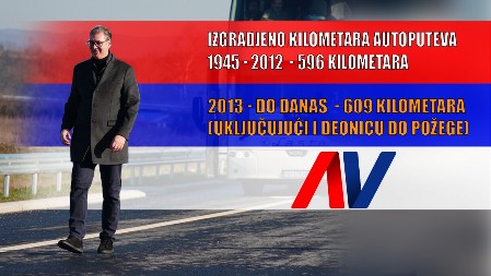 VUČIĆ SRUŠIO REKORD: Više autoputeva izgrađeno za 13 godina nego za 67 godina pre njega!