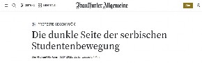 "BLOKADERSKI PROTESTI U SRBIJI POSTALI FAŠISTIČKI SKUPOVI" Raskrinkao ih nemački list, pisali o ovim jezivim detaljima