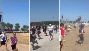 USTAŠKA MLADEŽ JURIŠA NA TOMPSONOV KONCERT Dok Srbija otvara autoputeve, Hrvatska slavi fašizam i proterivanje Srba! (VIDEO)