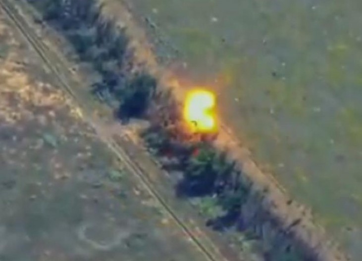 "EKSPLOZIJA VREDNA 10 MILIONA DOLARA"! Ukrajinci razneli ruski PVO sistem Buk-M1 – ostala samo rupa u zemlji!