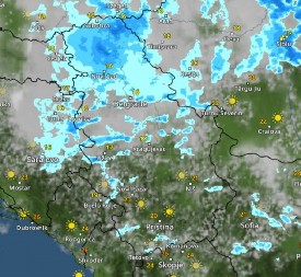 SISTEM OLUJNIH OBLAKA IZNAD SRBIJE IZ SATA U SAT! Evo kada će napustiti našu zemlju, očekuje se razvedravanje! (FOTO)