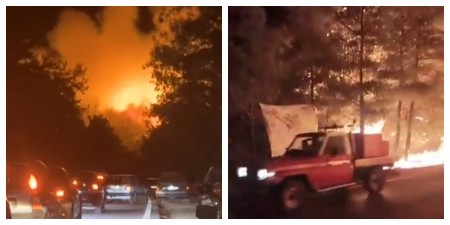 OGROMAN POŽAR BUKTI NA TASOSU! Preplašeni turisti beže sa ostrva, evakuisan hotel, najavljeni nestanci struje (VIDEO)