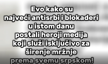 SVI ANTISRBI NA JEDNOM MESTU! Blokaderi heroji islamističkih medija zbog tvrdnje da su Srbi genocidni! (VIDEO)