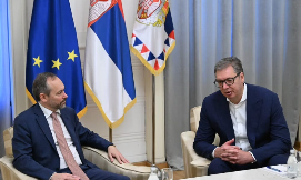 POKAZAO JE PRIJATELJSTVO PREMA SRBIJI Žiofre došao kod Vučića u oproštajnu posetu (FOTO)