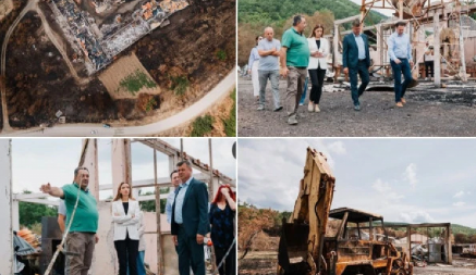 MINISTARKA MESAROVIĆ OBIŠLA KURŠUMLIJSKA SELA KOJA SU ZAHVATILI POŽARI Evo na koji način će država i ministarstvo pomoći