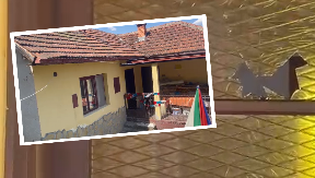 METAK RAZBIO STAKLO NA KUĆI DVOSTRUKOG UBICE Evo kako izgleda mesto zločina dan nakon tragedije (FOTO/VIDEO)