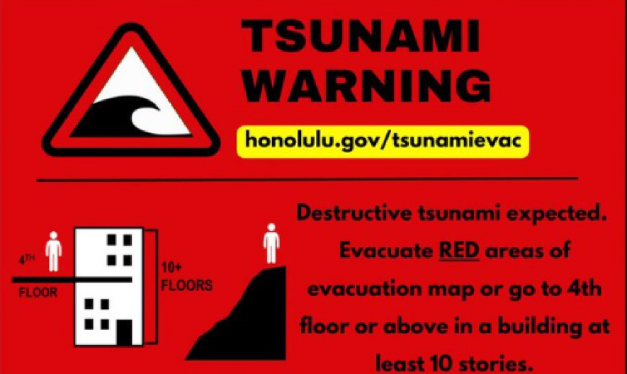 JEZIVI SNIMCI, HAVAJI NA UDARU PRIRODNE KATASTROFE Krenuli talasi cunamija, voda prekrila obalu i šetališta, izdato upozorenje: "NE IZLAZITE!"