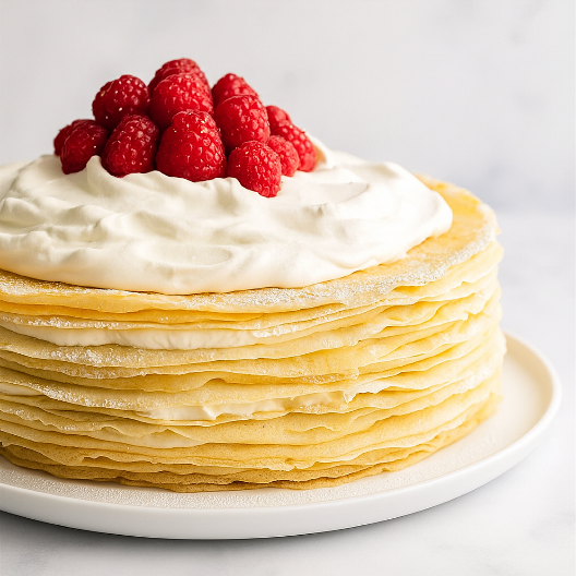 STEFANOVA KREMASTA TORTA OD PALAČINKI Savršen spoj vanile i malina u poslastici koja se ne odbija