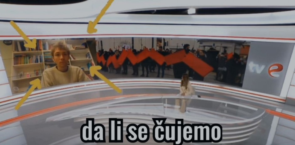 KAO GRUHONJIĆ SA ALIEKSPRESA Đilasov omladinac potrčao da pljuje po Srbiji i Vučiću na Milovoj televiziji, potpuno se pogubio (VIDEO)