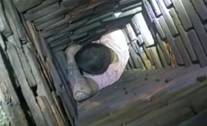 SNIMAK DRAMATIČNE POLICIJSKE AKCIJE OBIŠAO SVET Bežao od policije, sakrio se u dimnjak i završio zaglavljen! (VIDEO)