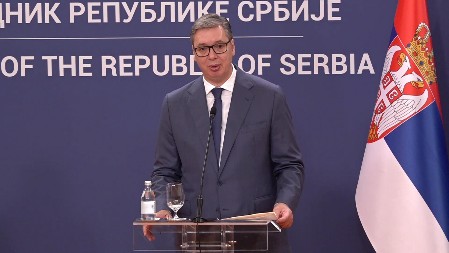 "NISU TOLIKO MASOVNI, KOLIKO NASILNI PROTESTI" Vučić i Štoker se obratili medijima, predsednik Srbije jasno odgovorio austrijskom novinaru  (VIDEO)