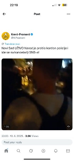 "KREĆU SE KA KANCELARIJI SNS-a!" Savo Manojlović pozvao na krvoproliće (FOTO)