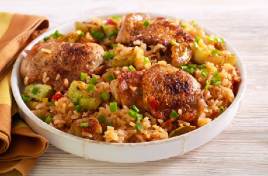 ĐUVEČ SA PILETINOM I TIKVICAMA Ručak za celu porodicu za 1000 dinara