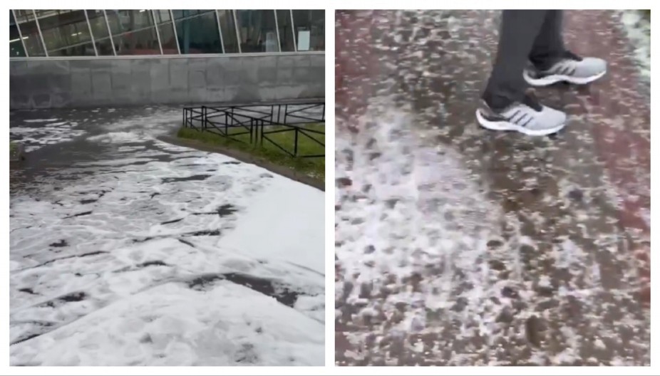 VEJE SNEG USRED AVGUSTA, LED NEMA GDE DA ODE Nestvarne scene, narod je tamo šokiran (VIDEO)