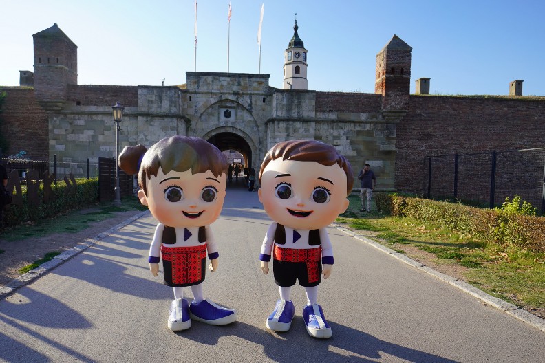 Maskote Ekspa 2027 oživele duh igre širom Srbije (FOTO)