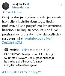 OBJAVILI ISTINU, PA KRENULI DA SE VADE Pogledajte blamažu Insajdera (FOTO)