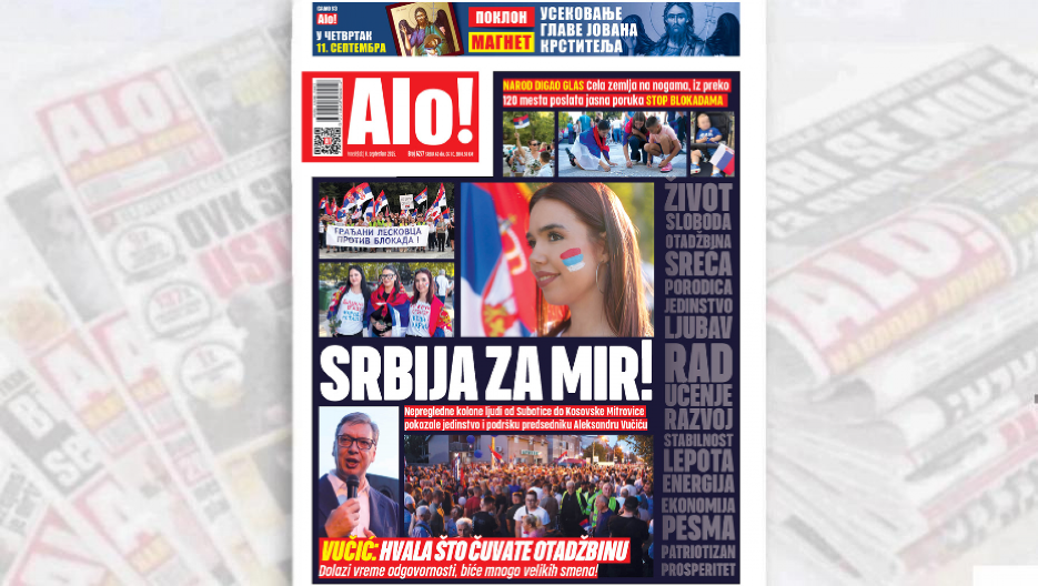SRBIJA ZA MIR! Vučić: Hvala što čuvate otadžbinu