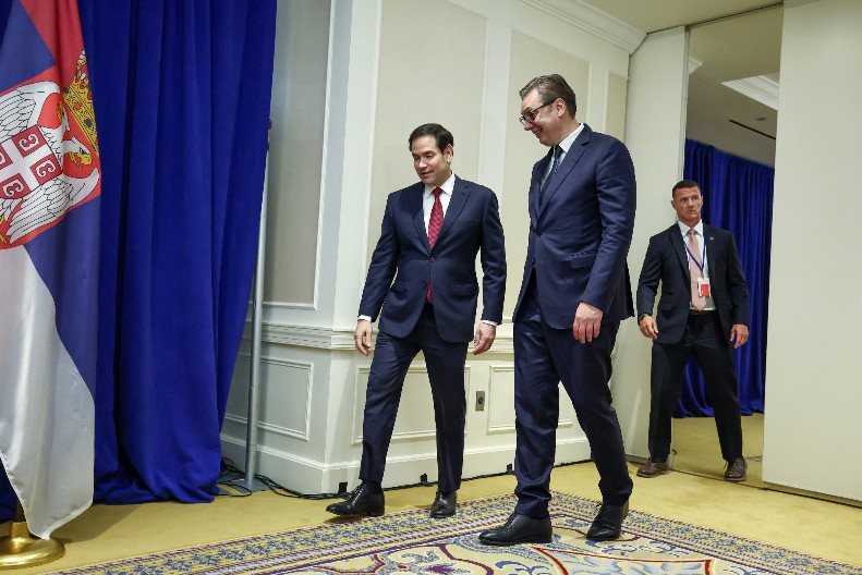 OGLASIO SE RUBIO POSLE SASTANKA SA PREDSEDNIKOM VUČIĆEM "Nastojimo da zajedno izgradimo bolju budućnost"