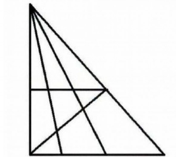 AKO DATE TAČAN ODGOVOR, VAŠ IQ JE IZNAD 120 Za 30 sekundi izračunajte koliko trouglova vidite na slici