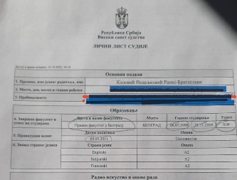 SISTEMSKA PREVARA: Nakon otkrića o neakreditovanom fakultetu, kandidatkinja za VSS falsifikovala biografiju
