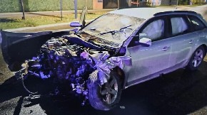 OVAKO IZGLEDA AUTO MLADIĆA KOJI JE UBIO CELU PORODICU NA NOVOM BEOGRADU Prednji deo skroz neprepoznatljiv (FOTO)