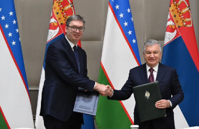 VUČIĆ IZ UZBEKISTANA: Potpisali smo veliki broj bilateralnih sporazuma (FOTO)