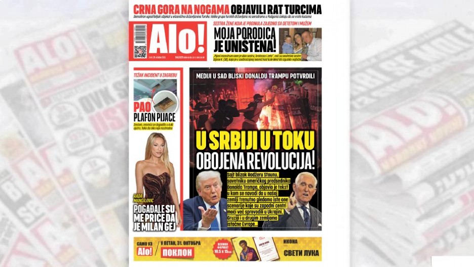 U SRBIJI U TOKU OBOJENA REVOLUCIJA! Mediji u SAD bliski Donaldu Trampu potvrdili