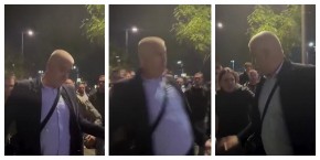 SNIMAK NAPADA BLOKADERA NA NJIHOVOG PROFESORA MILANA RISTANOVIĆA Šutirali ga i vređali (VIDEO)