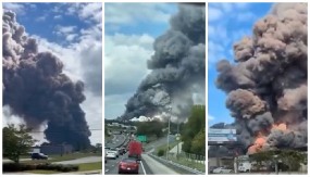 GORI STAN NA CERAKU Gusti dim kulja na sve strane, vatrogasci izašli na lice mesta