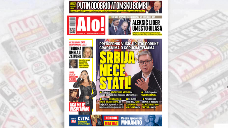 SRBIJA NEĆE STATI  Predsednik Vučić uputio poruke građanima o gorućim temama