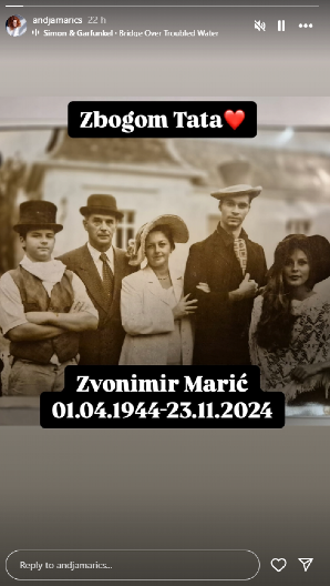 PREMINUO OTAC POZNATE PEVAČICE Dirljivom objavom obavestila pratioce o smrtnom slučaju: "Divno je bilo biti tvoja kći!"