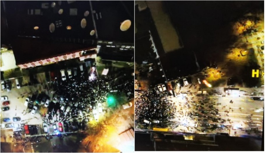 ZANIMA VAS KOLIKO LJUDI JE NA PROTESTU ISPRED RTS-a? Ovi kadrovi otkrivaju sve što treba da znate (FOTO)