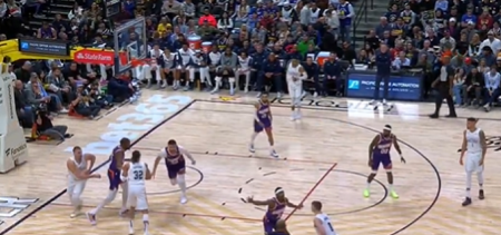 TROJKAAA Jokić nikad jače namagarčio Nurkića (VIDEO)