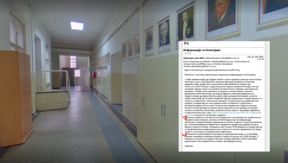 E, SAD JE SVE JASNO! Dekanka Filozofskog u Nišu  uzima pare za “prekovremeni rad” iako ne rade službe (FOTO)