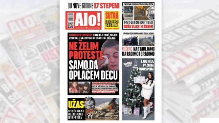 NE ŽELIM PROTESTE, SAMO DA OPLAČEM DECU Danijela Firić, majka stradale Valentine (9) i Sare (6), očajna