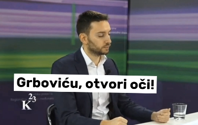 GRBOVIĆ NE PRESTAJE DA SE BRUKA: Umislio da se nešto pita sa 1,5 odsto podrške (VIDEO)
